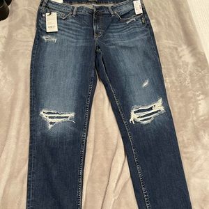 Women’s Silver Skinny Jeans